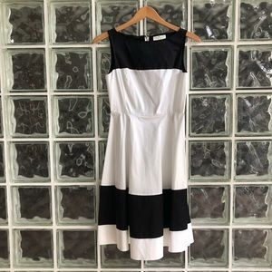 Kate Spade White and Black Tea Dress